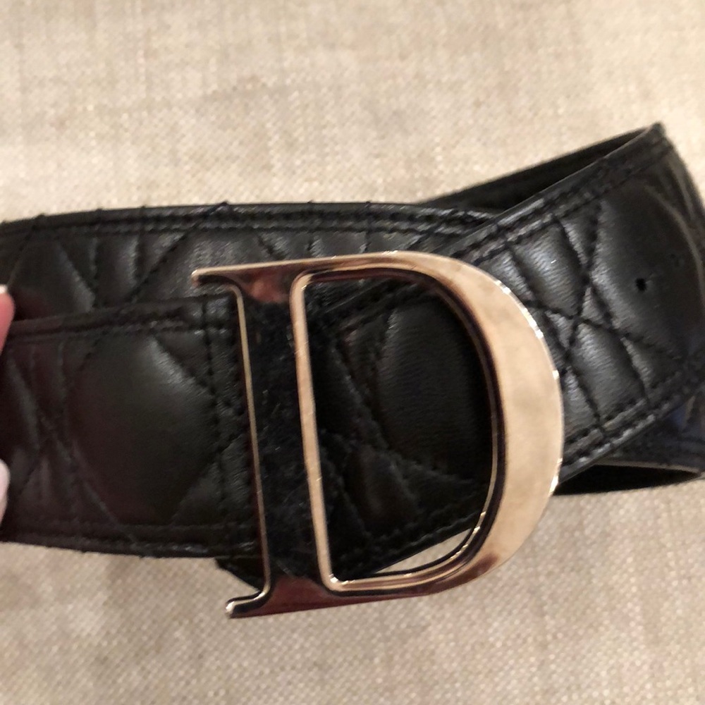 Christian Dior Signature Quilted Belt
